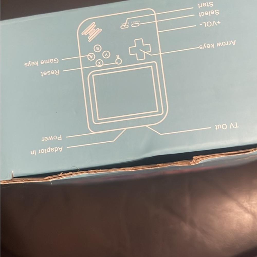 Portable Blue Gaming Console over 500 classic games. - Picture 4 of 5